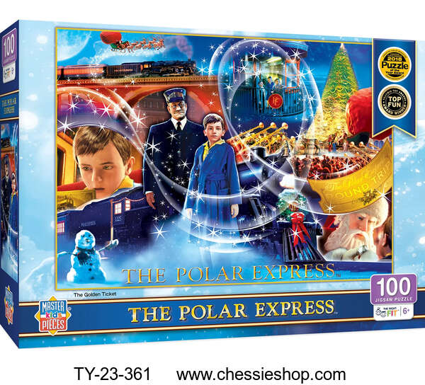 Puzzle, The Polar Express - Golden Ticket 100 Piece