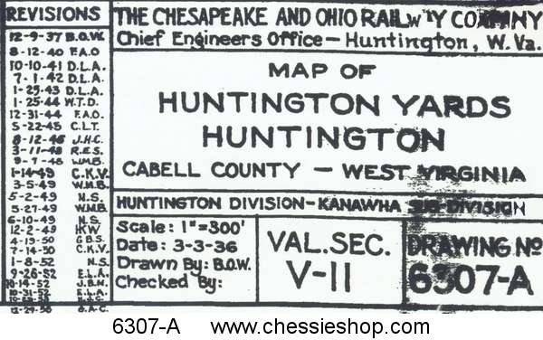 Huntington, WV, 3/3/1936 rev. 8/20/1981 (13x50)