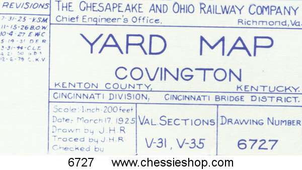 Covington, KY 3/17/1925 rev. 12/6/1979 (12x55) - Click Image to Close