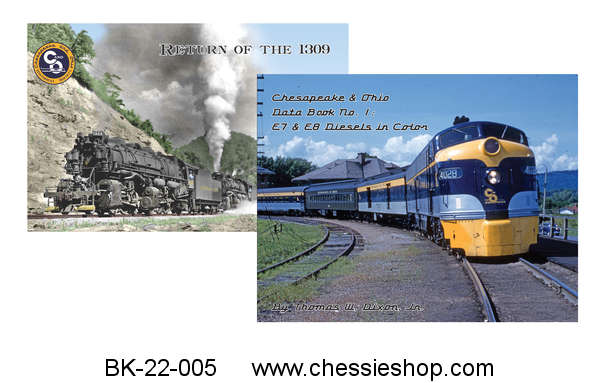 Book Set: Return of the 1309 & C&O Data Book E7 & E8 Diesels