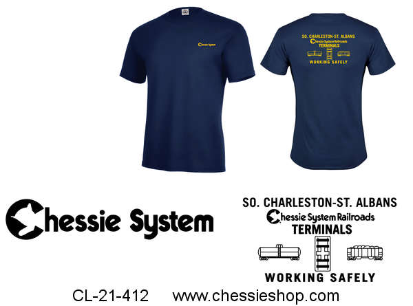 T-Shirt, Chessie System Railroads Terminal - Click Image to Close