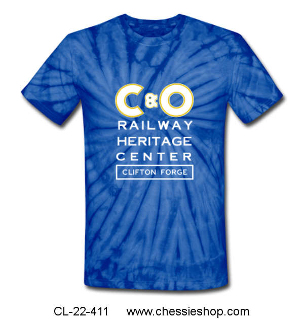 T-Shirt, C&O Railway Heritage Center, Tie Dye