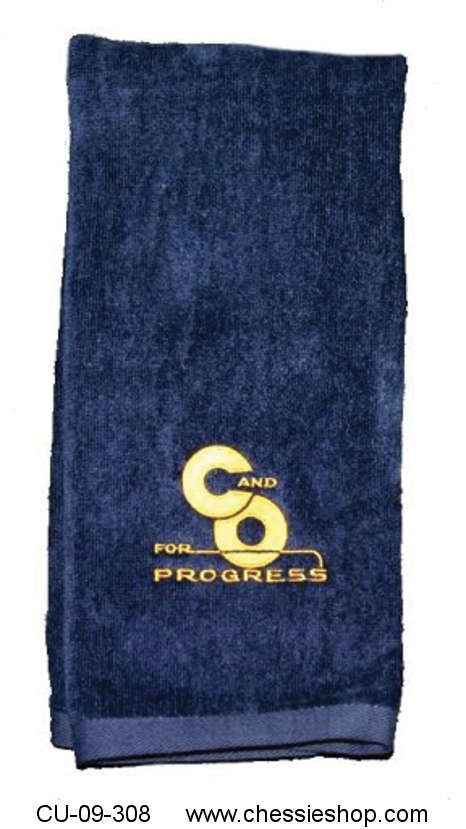 Hand Towel, C&O For Progress Embroidered