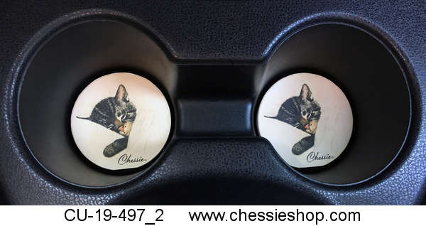 Car Coasters, Classic Chessie (Set of 2)