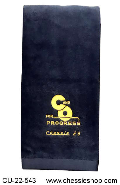 Hand Towel, Chessie 29/C&O For Progress Embroidered - Click Image to Close
