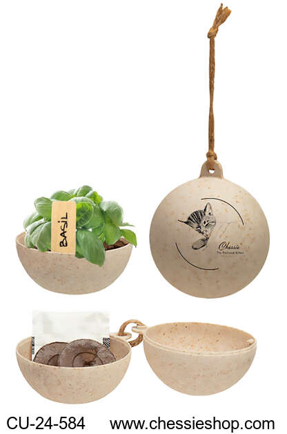 Ornament, Chessie Blossom Kit with Basil Starter