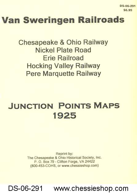 Van Sweringen Railroads Junction Point Maps 1925