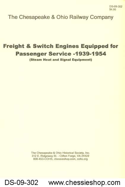 C&O Freight & Switch Engines Equipped for Passenger Service - 19