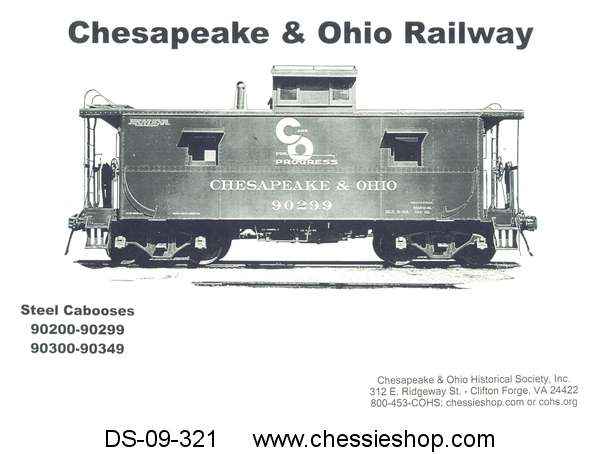 Booklet, Steel Caboose Photos, 90200-90299 & 90300-90349
