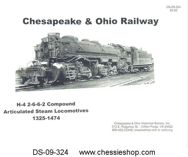 H-4 2-6-6-2 Articulated Steam Locomotives 1325-1474 - Click Image to Close