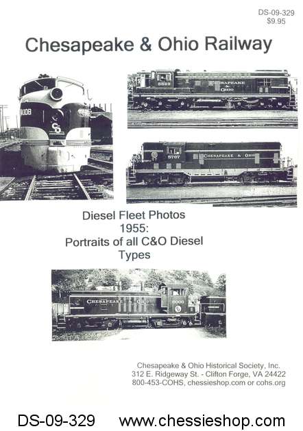 Diesel Fleet Photos 1955: Portraits of all C&O Diesel Types