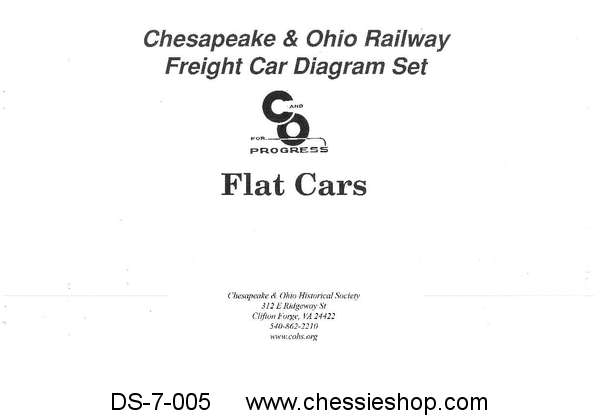 C&O Freight Car Diagrams - Flat Cars...