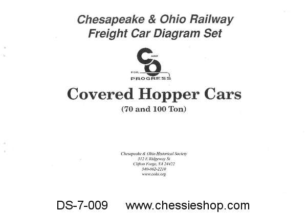 C&O Freight Car Diagrams - Covered Hopper Cars ...