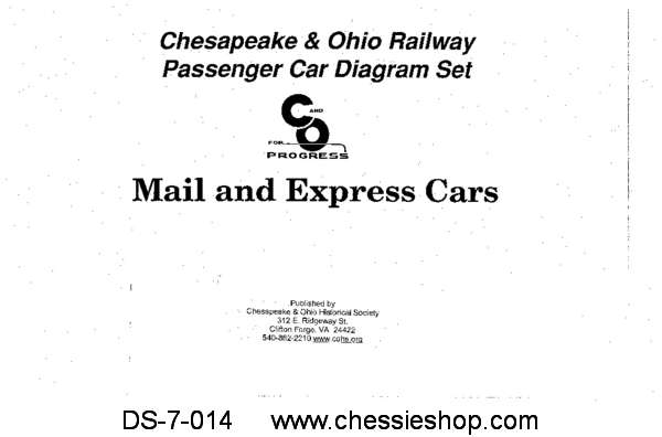 C&O Passenger Car Diagrams - Mail and Express Cars