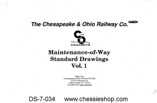 Maintenance-of-Way Standard Drawings Vol. 1