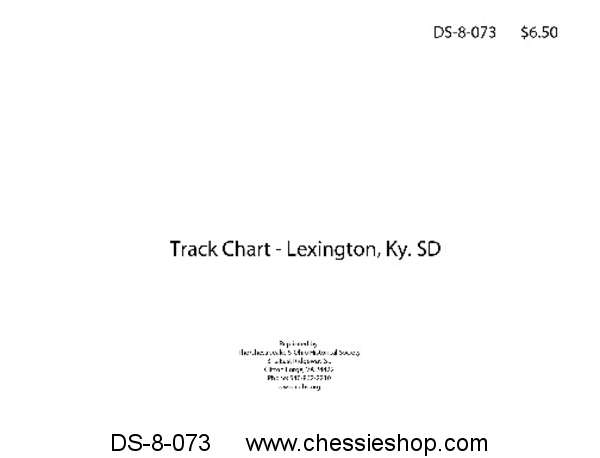 Track Chart - Lexington, KY, SD - Click Image to Close