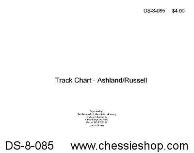 Track Chart - Ashland/Russell - Click Image to Close