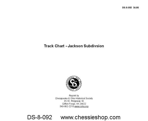 Track Chart - Jackson - Click Image to Close