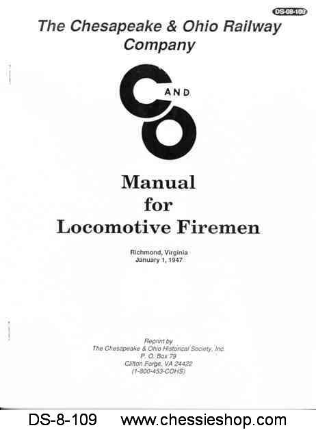 Manual for Locomotive Firemen 1947 - Click Image to Close