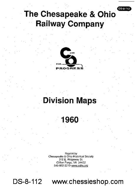 C&O Division Maps (1960) - Click Image to Close