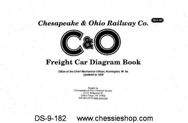 C&O Freight Cars Updated 1938
