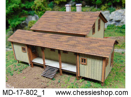 Cliff Top Double House Kit, HO Scale