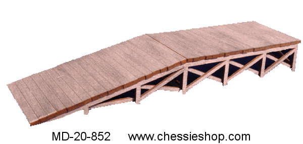 Loading Ramp, Laser-cut Wood, N Scale - Click Image to Close