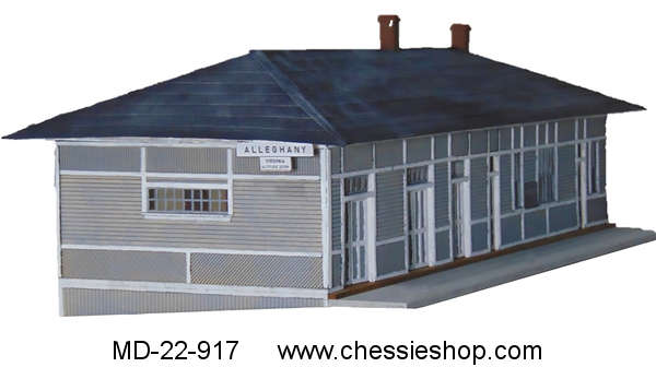 Kit, Alleghany Depot, HO Scale - Click Image to Close