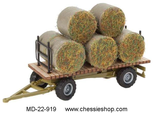 Hay Trailer with Load Kit, HO Scale