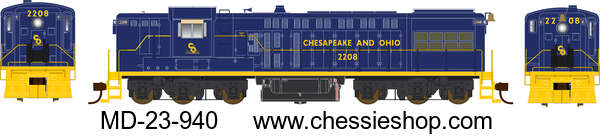 Locomotive, C&O AS-616 Diesel, DC, HO Scale by Bowser