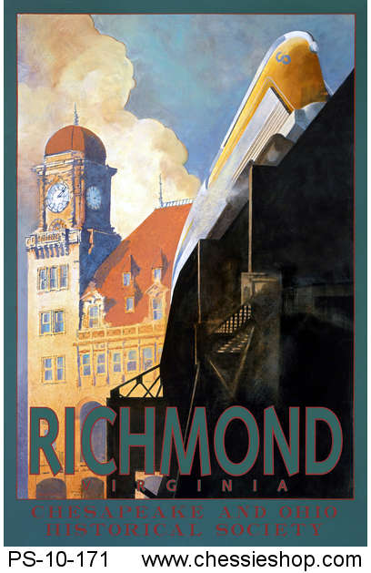 Poster, Richmond, Virginia, Travel - Click Image to Close