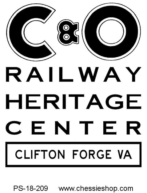 Decal, C&O Railway Heritage Center - Click Image to Close