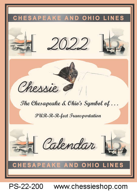 Calendar, 2022, Chessie - Click Image to Close