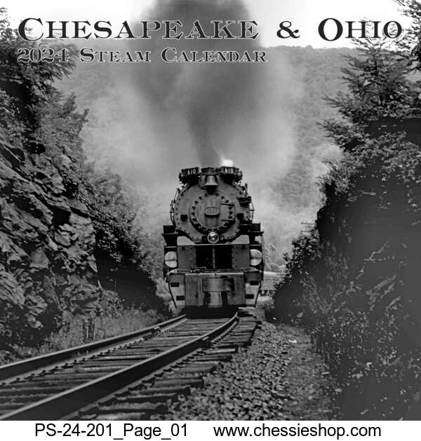Calendar, 2024, Chesapeake & Ohio Steam - Click Image to Close