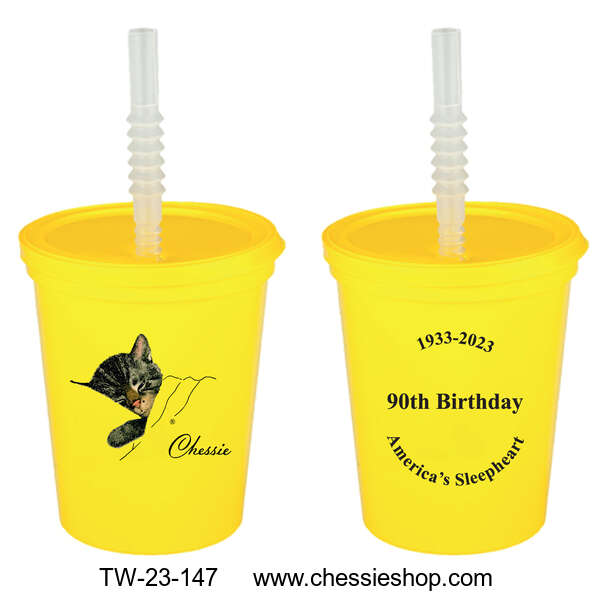 Stadium Cup with Straw, Chessie's 90th Birthday