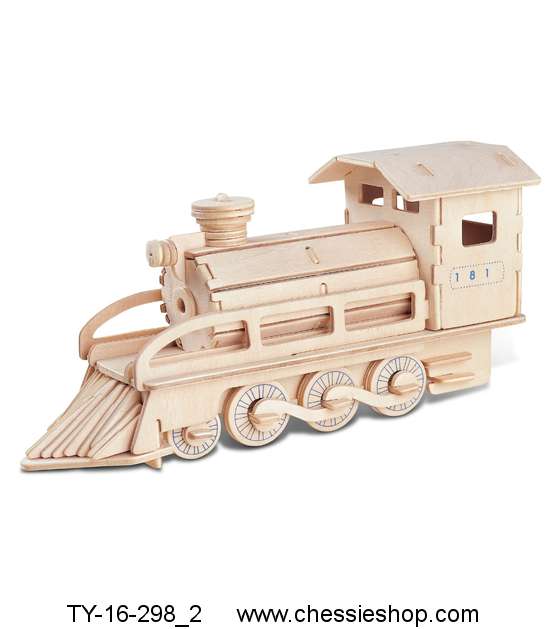 Puzzle, 3D, Steam Locomotive