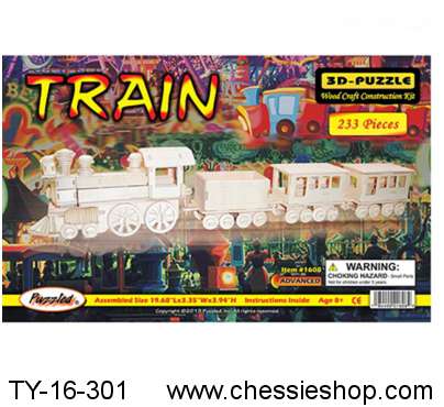 Puzzle, 3D, Train