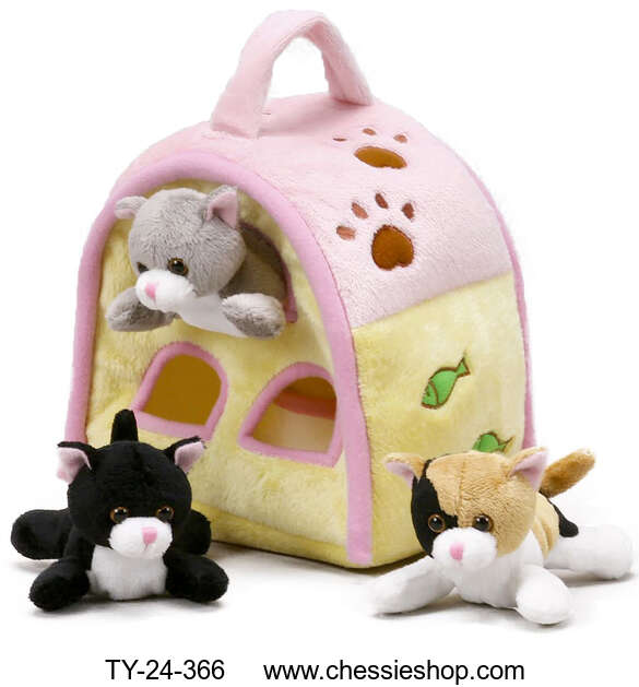 Cat House with Finger Puppets