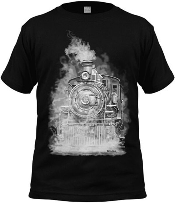 Shirt, Tee, Ghostly Steam Engine