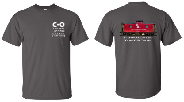 Shirt, Tee Heritage Center/Caboose, Steel Gray