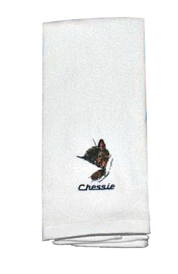 Hand Towel, Chessie White