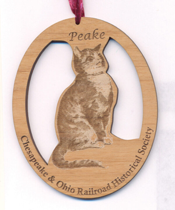 Ornament, Peake, Wood, Laser engraved