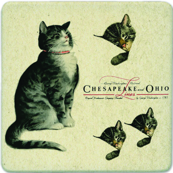 Trivet, Chessie & Family, 7" Square