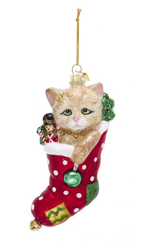 Ornaments, Orange Cat, by Kurt S. Adler