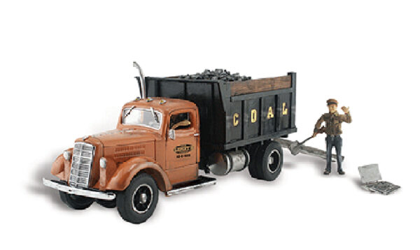 Truck, Coal, With Figure, N Scale