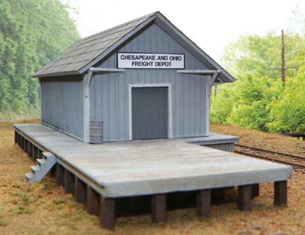 Freight Depot, C&O Quinnimont, HO Scale