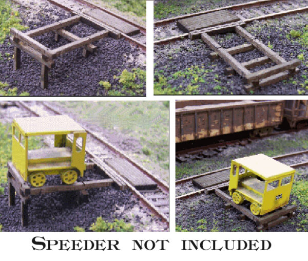 Handcar/Motorcar Set off Kit, 3-Pack, N-Scale by Blairline