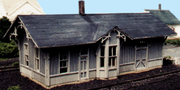 Depot, C&O Standard Station #1, Laser Cut Kit, N-Scale by Blairline