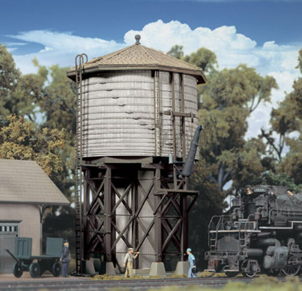 Wood Water tank Kit, HO Scale