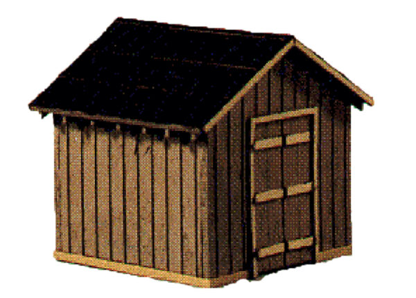 Coal Storage House Kit, N Scale